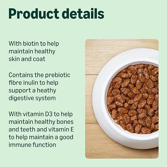 Grain-Free Complete Wet Food for Adult Cats, Mixed Selection In Jelly, 4.8 kg (48 pouches of 100g)